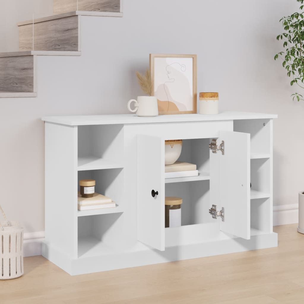 Skjenk hvit 100x35,5x60 cm konstruert tre