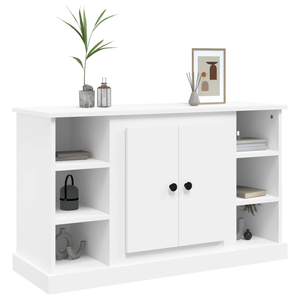 Skjenk hvit 100x35,5x60 cm konstruert tre
