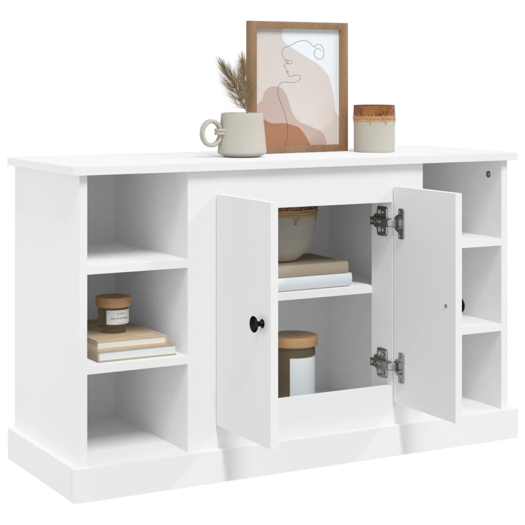 Skjenk hvit 100x35,5x60 cm konstruert tre