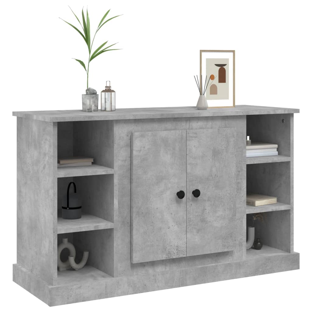 Skjenk betonggrå 100x35,5x60 cm konstruert tre