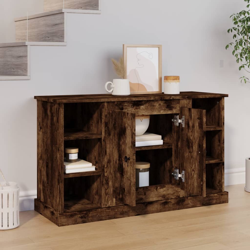 Skjenk røkt eik 100x35,5x60 cm konstruert tre