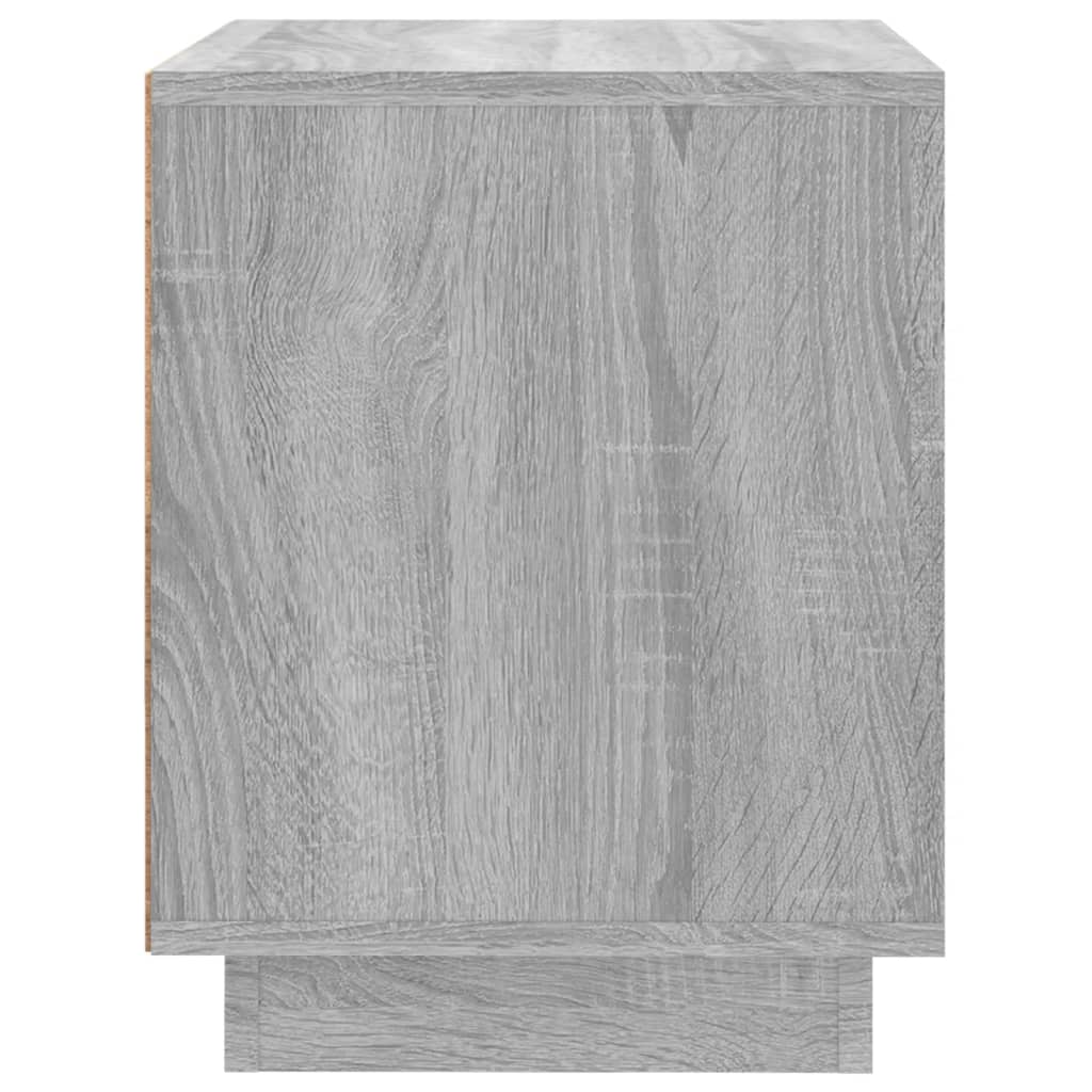 Nattbord sonoma eik 44x35x45 cm konstruert tre