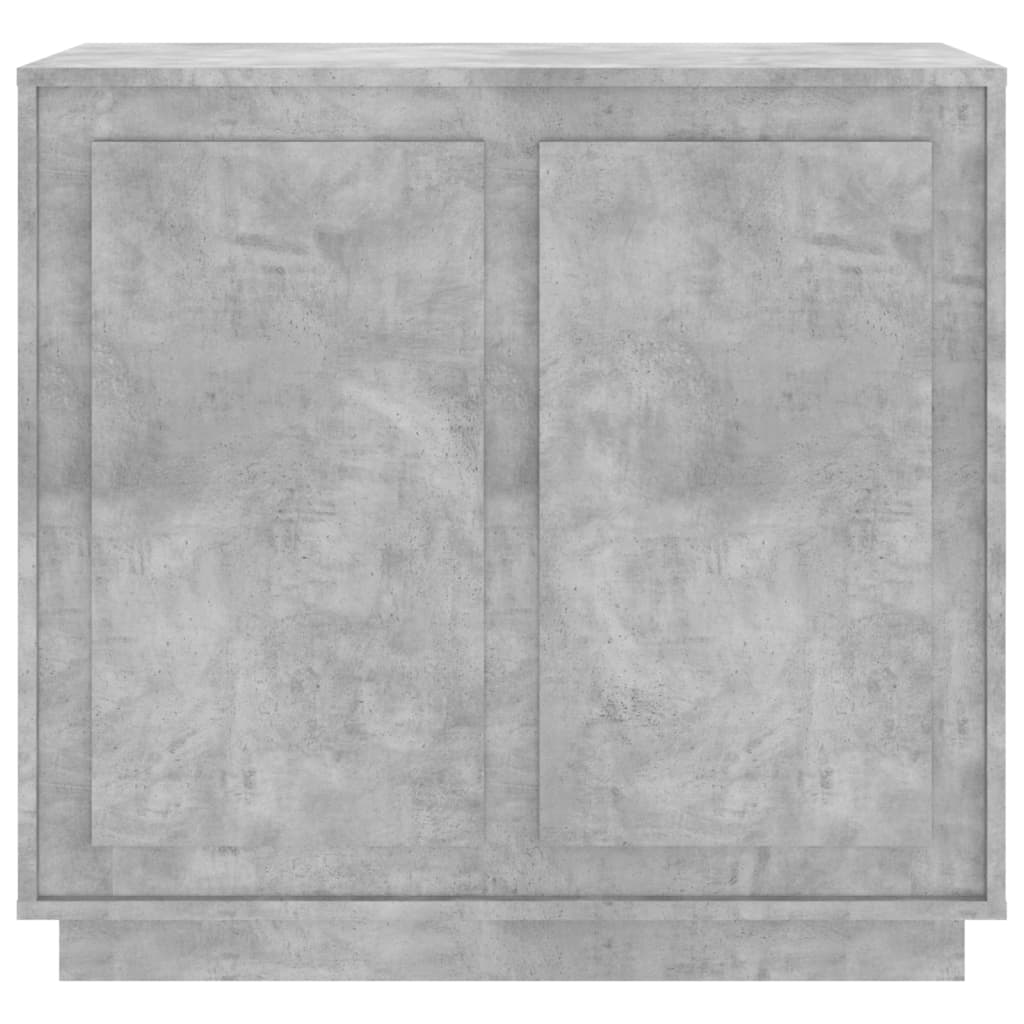 Skjenk betonggrå 80x34x75 cm konstruert tre