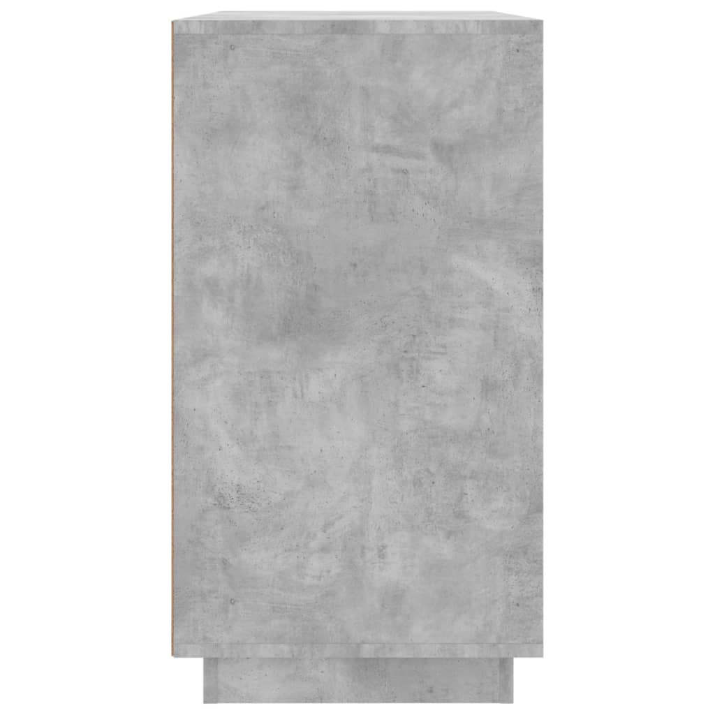 Skjenk betonggrå 80x34x75 cm konstruert tre