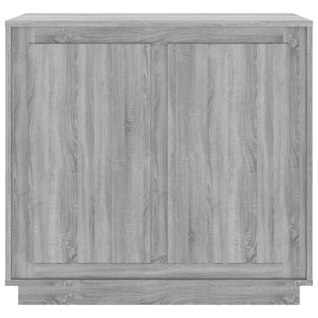 Skjenk grå sonoma 80x34x75 cm konstruert tre