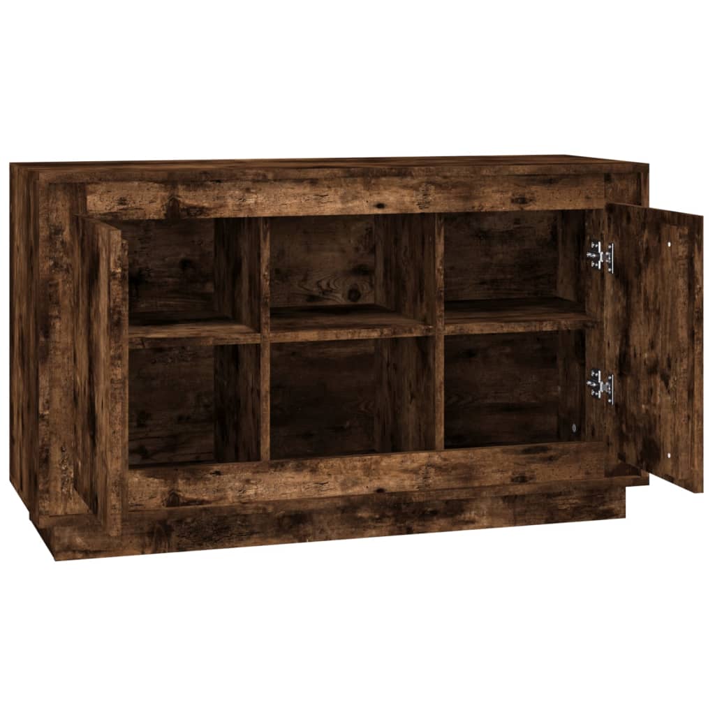 Skjenk røkt eik 102x35x60 cm konstruert tre