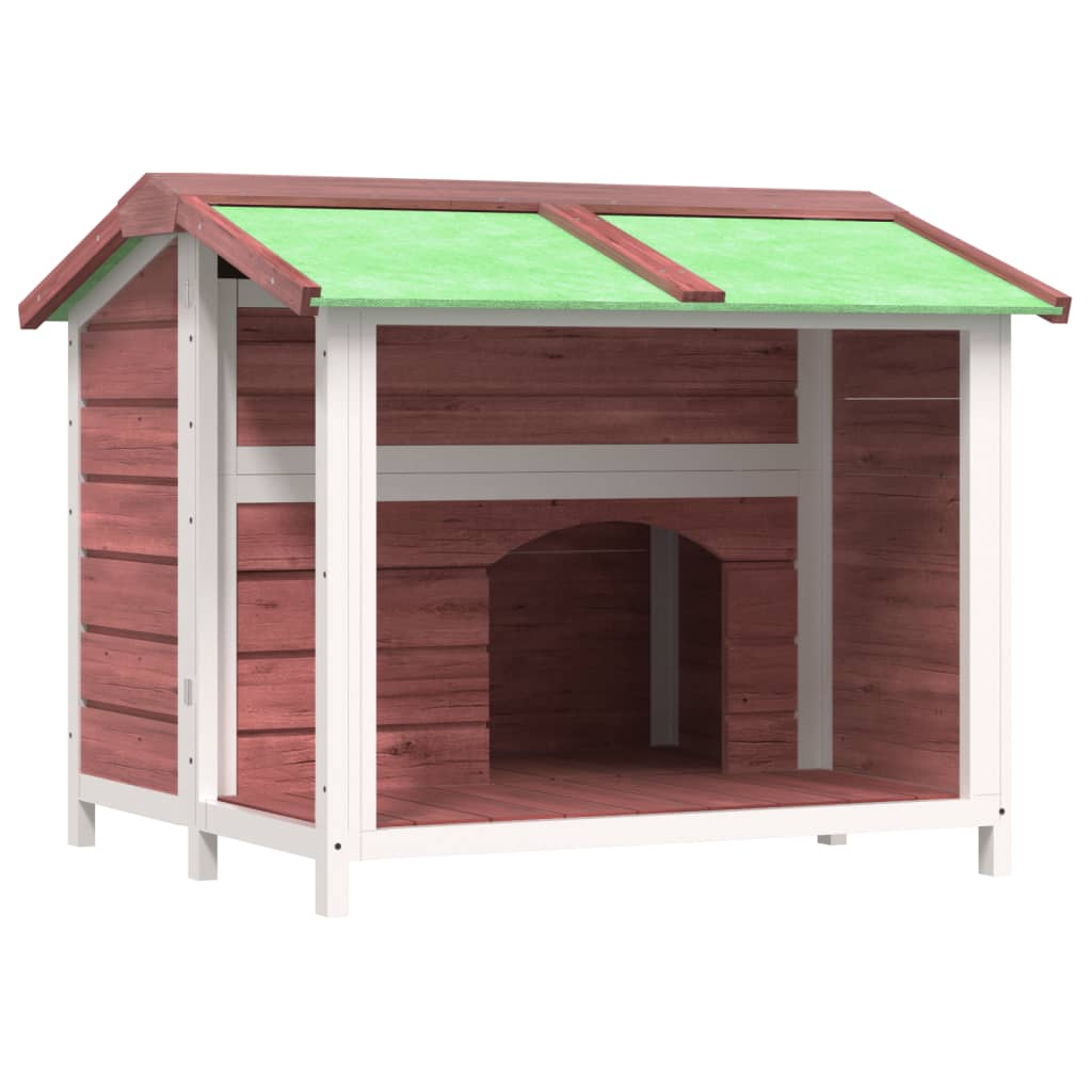 Hundekennel mocca 96x87x80,5 cm heltre furu