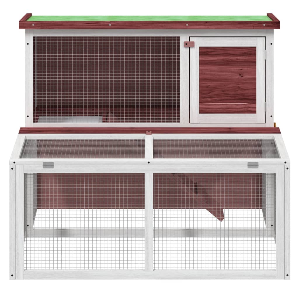 Kaninbur mocca 102x90x84,5 cm heltre furu