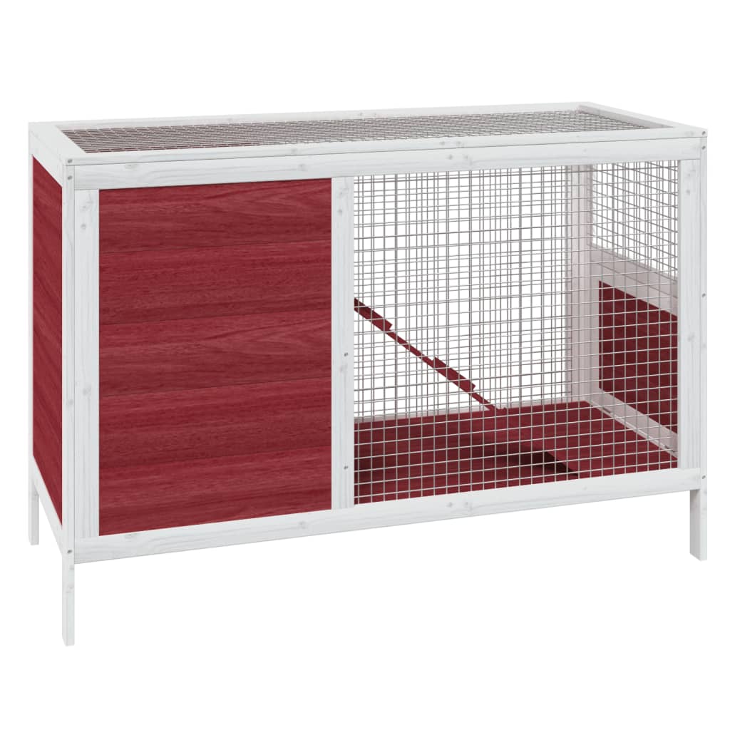 Kaninbur mocca 103x44x69,5 cm heltre furu