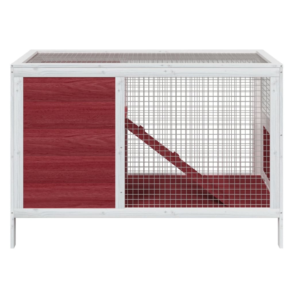 Kaninbur mocca 103x44x69,5 cm heltre furu