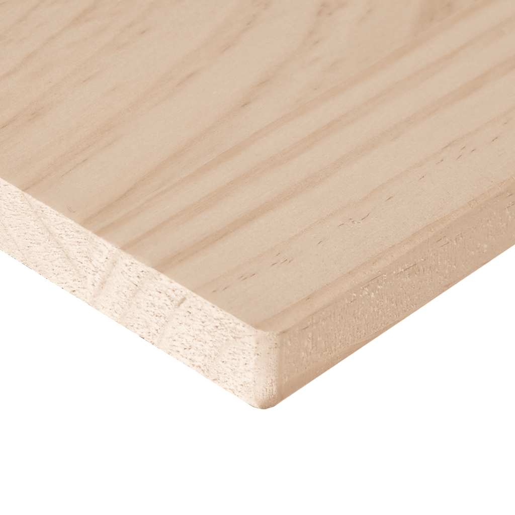 Bordplate 80x80x2,5 cm heltre furu firkantet