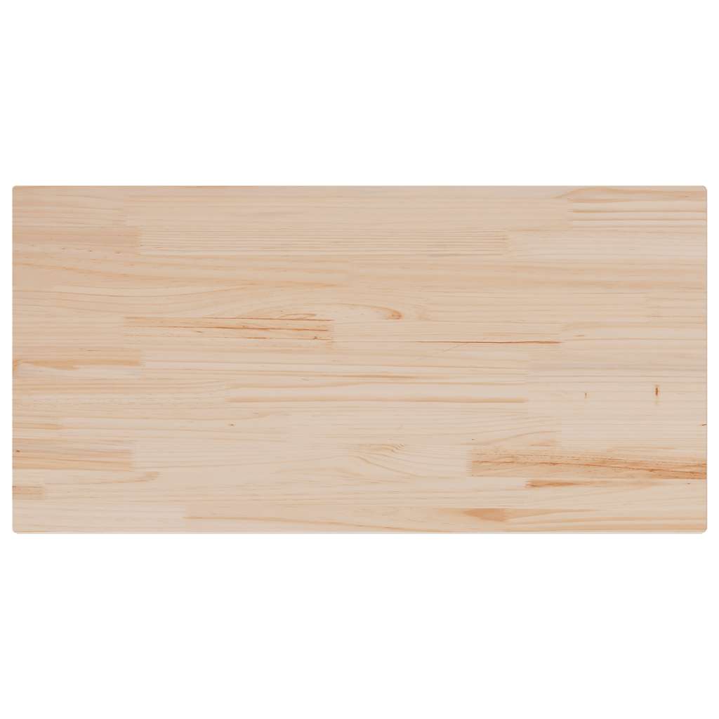 Bordplate 110x60x2,5 cm heltre furu rektangulær