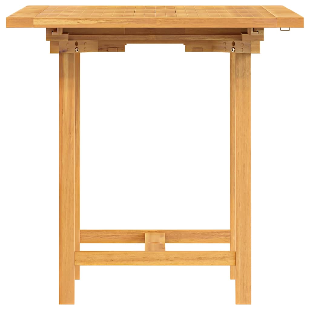 Uttrekkbart hagebord 110-160x80x75 cm heltre teak