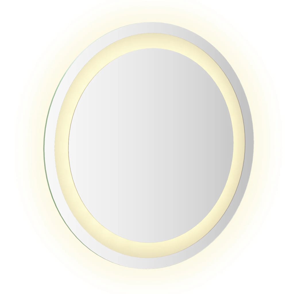 LED-baderomsspeil 40 cm rundt