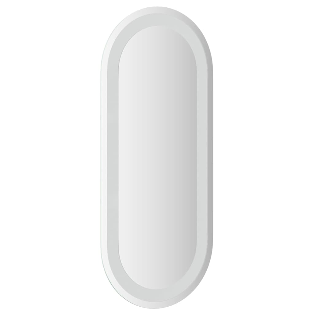LED-baderomsspeil 70x30 cm oval