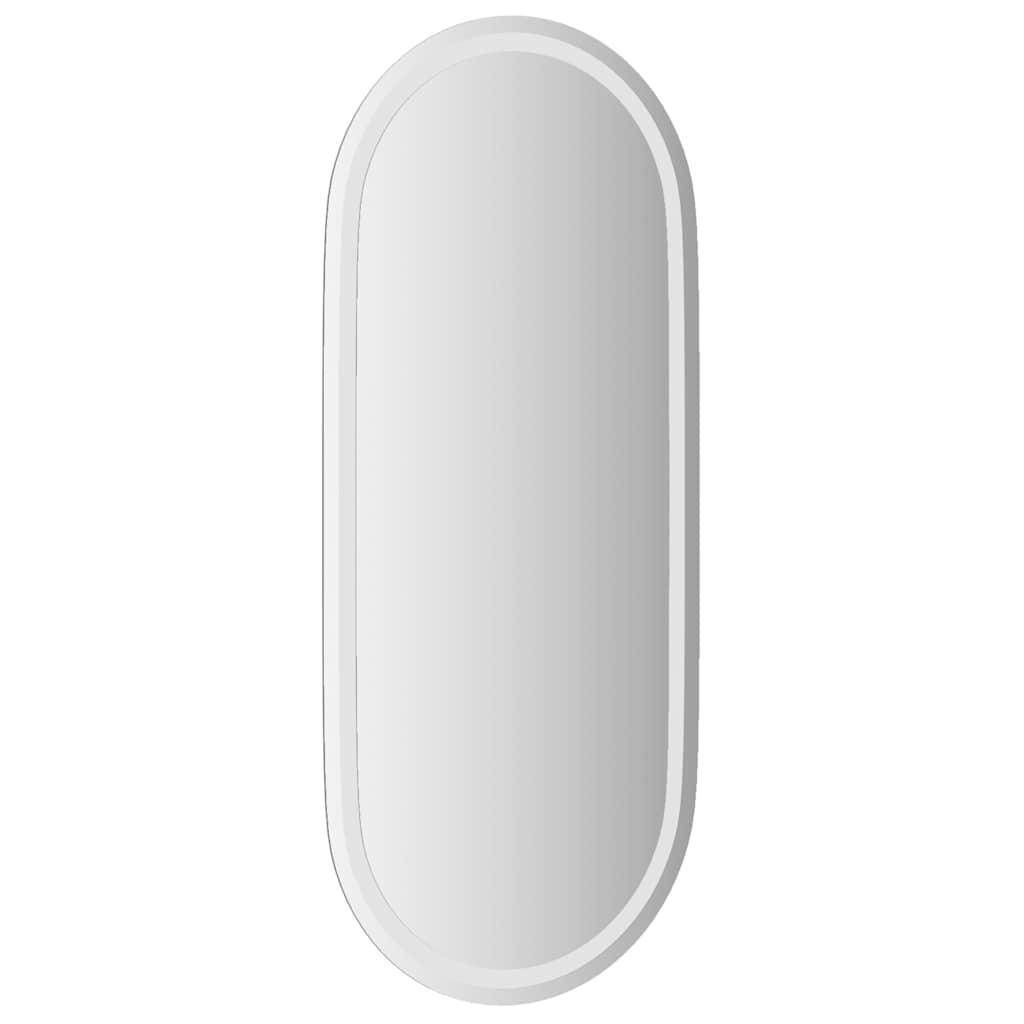 LED-baderomsspeil 100x45 cm oval