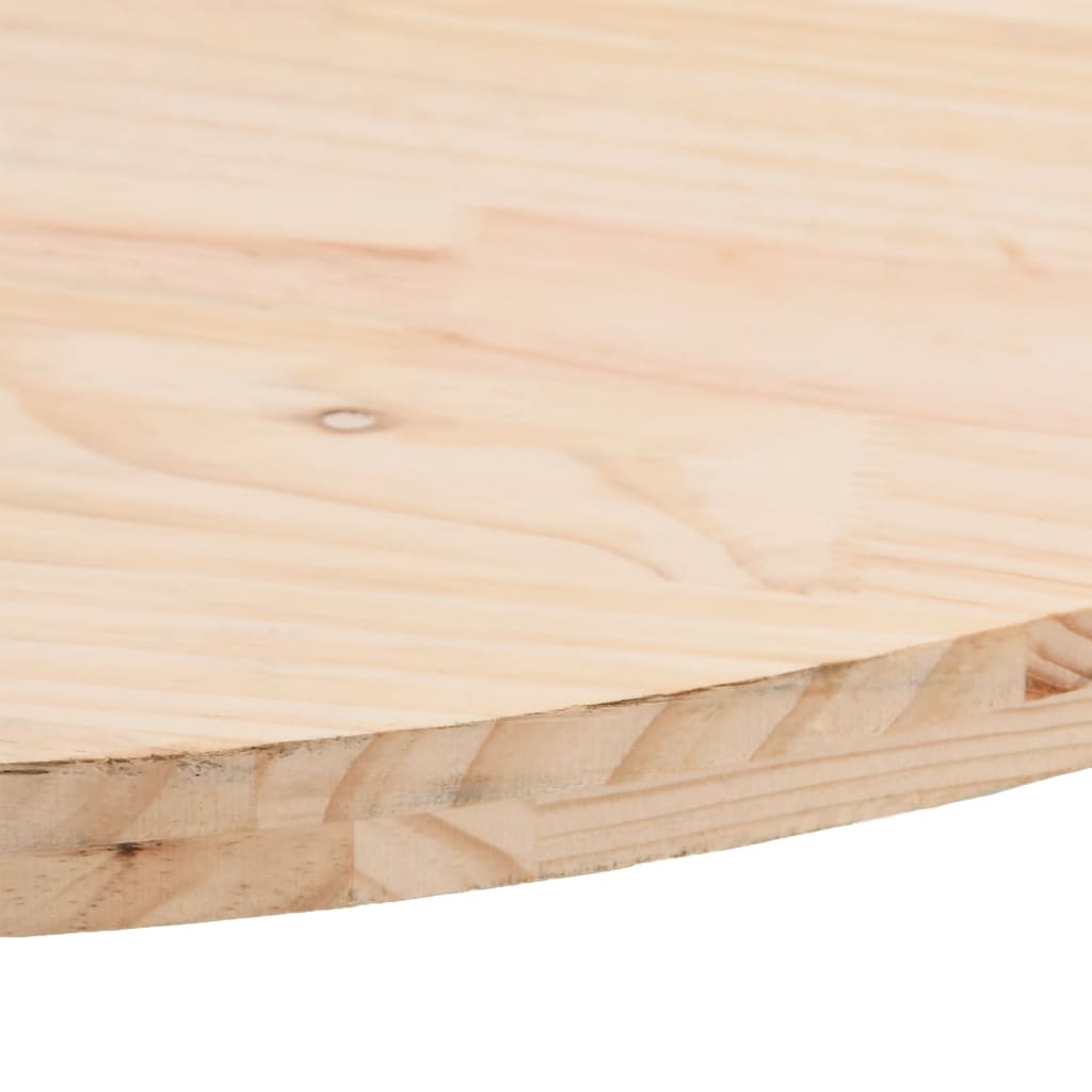 Bordplate 70x35x2,5 cm heltre furu oval