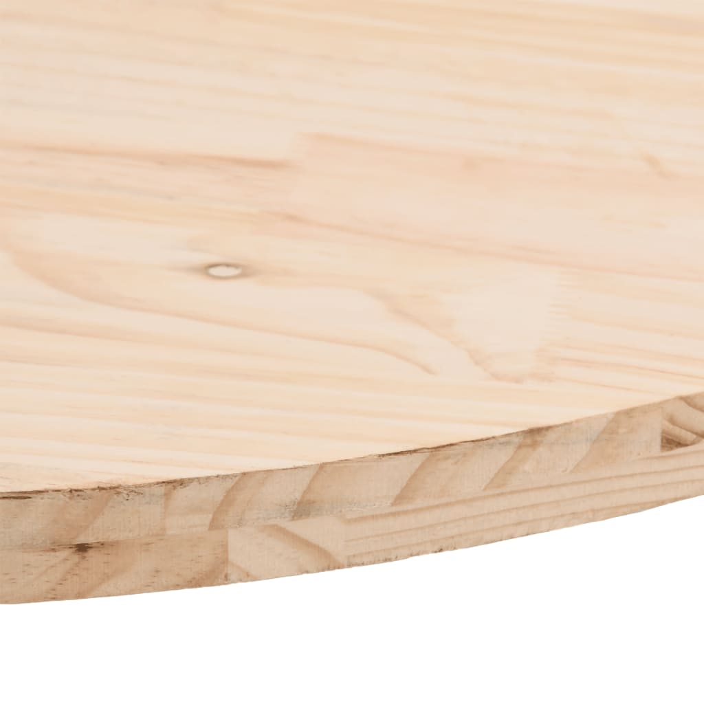 Bordplate 60x30x2,5 cm heltre furu oval