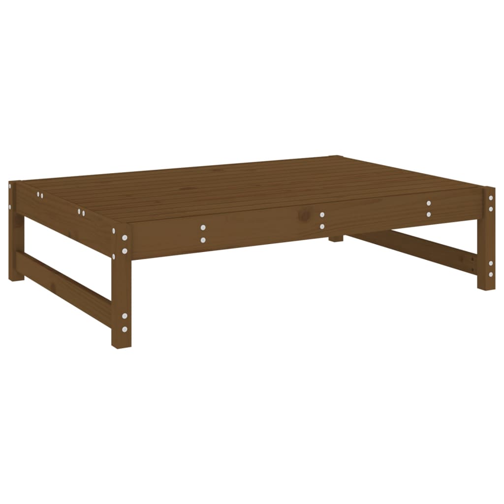 Hagefotskammel honningbrun 120x80 cm heltre furu