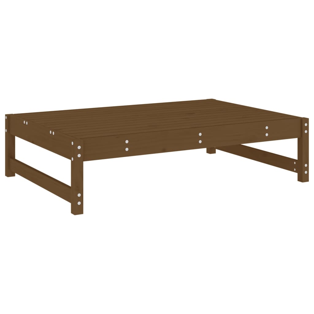 Hagefotskammel honningbrun 120x80 cm heltre furu