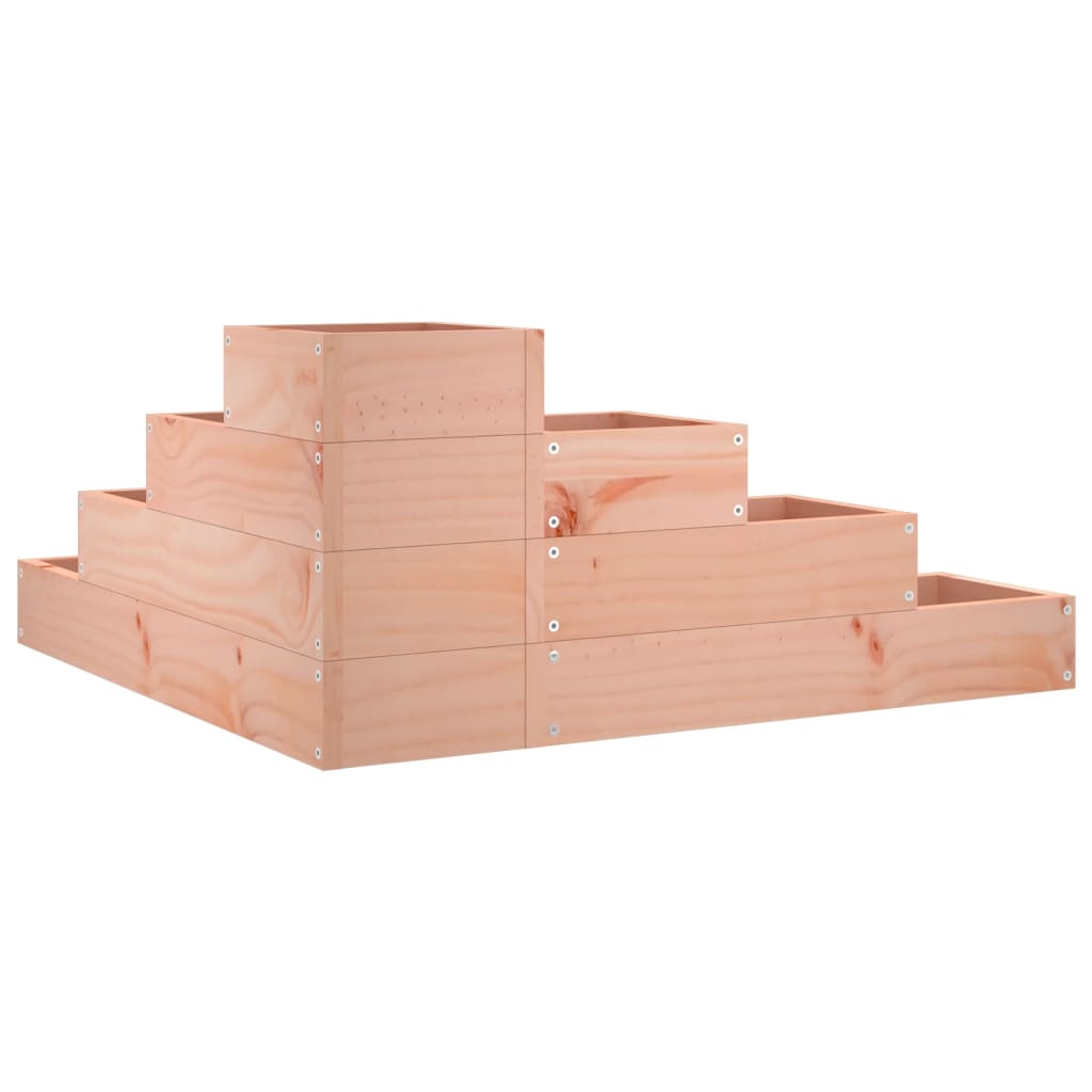 Hageplantekasse 4 etasjer 80,5x79x36 cm heltre douglasgran