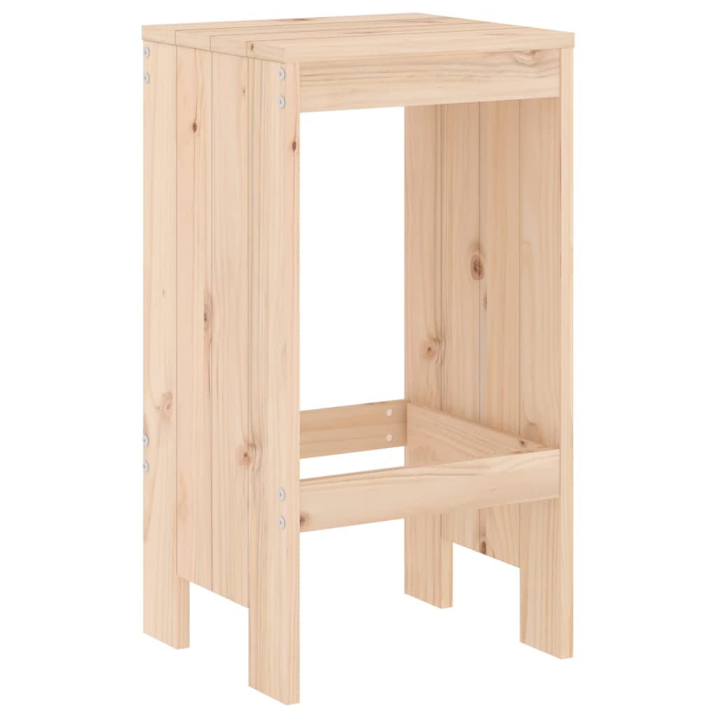 Barkrakker 2 stk 40x36x75 cm heltre furu vidaXL