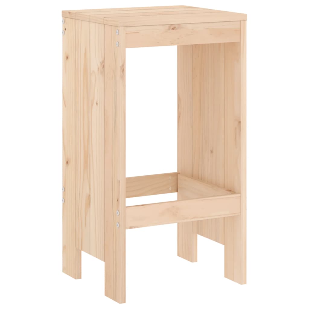 Barkrakker 2 stk 40x36x75 cm heltre furu vidaXL