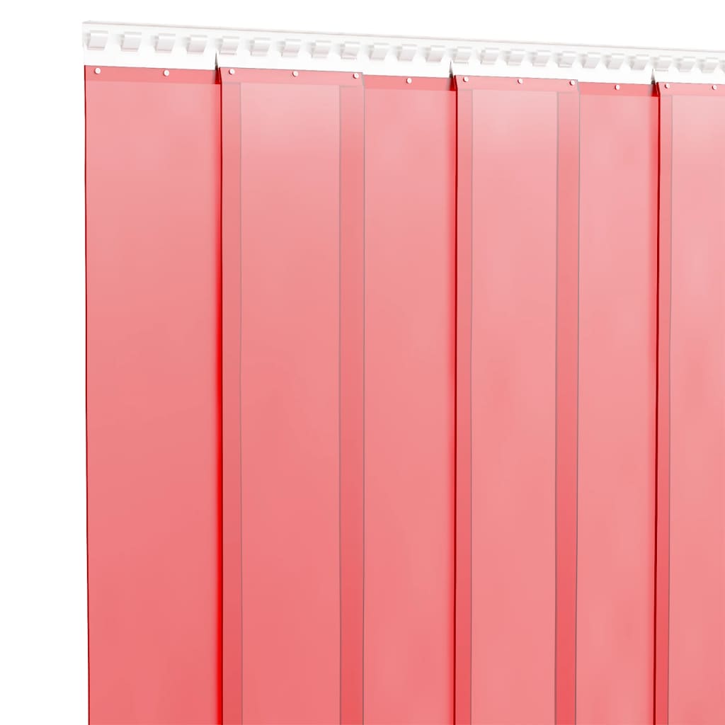 Dørgardin rød 300 mmx2,6 mm 25 m PVC