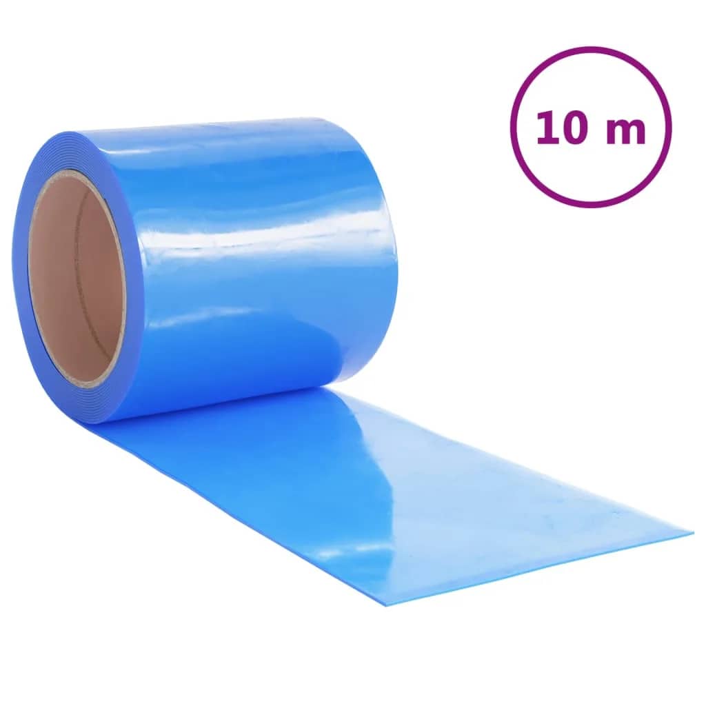 Dørgardin blå 200 mm x 1,6 mm 10 m PVC