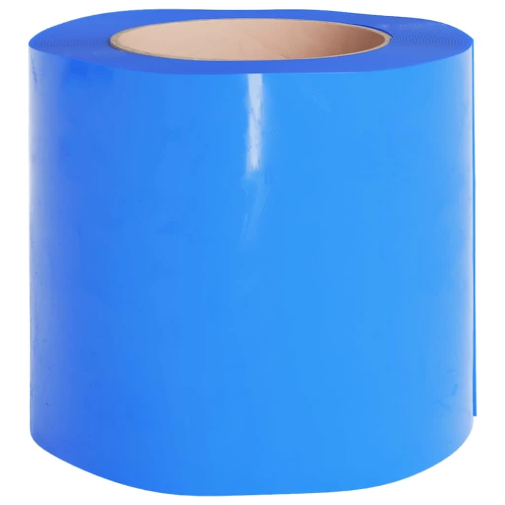 Dørgardin blå 200 mm x 1,6 mm 25 m PVC vidaXL