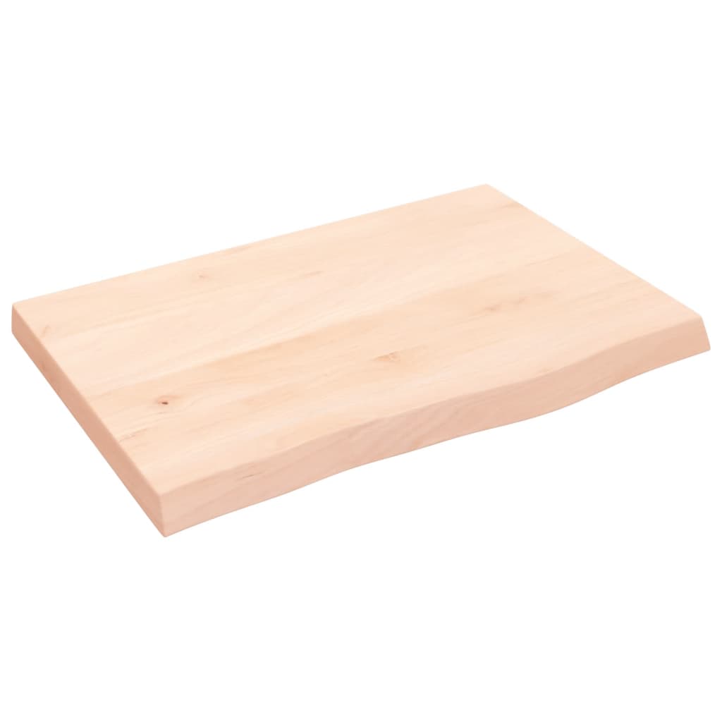 Vegghylle 60x40x(2-4) cm ubehandlet heltre eik