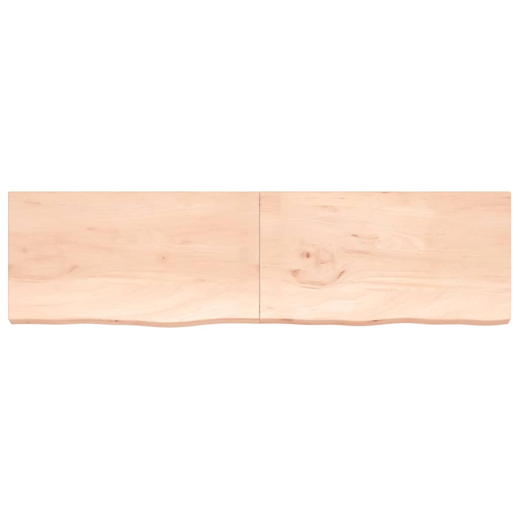 Vegghylle 220x60x(2-6) cm ubehandlet heltre eik