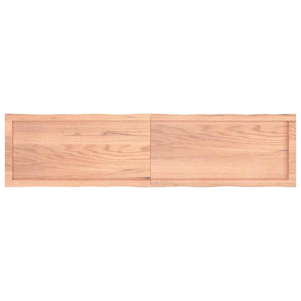 Bordplate lysebrun 160x40x(2-4)cm behandlet heltre naturlig