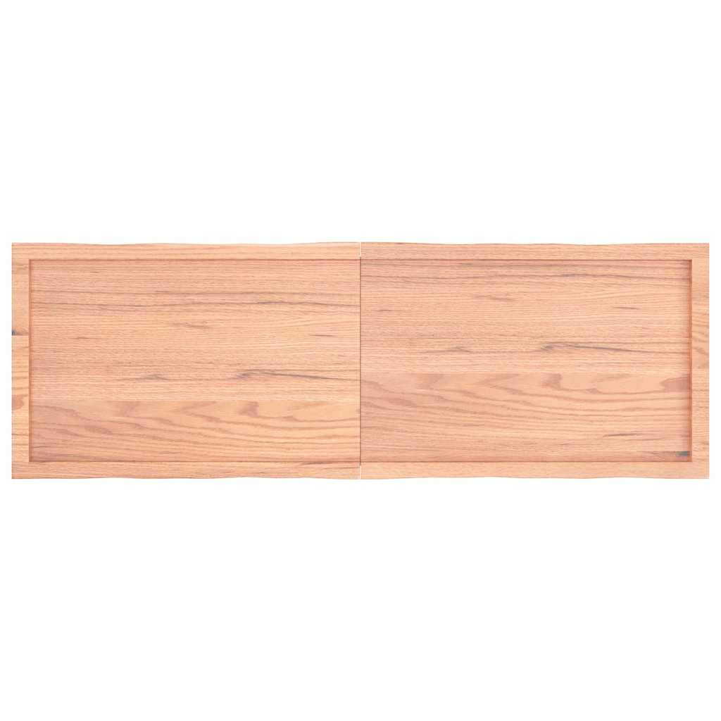 Bordplate lysebrun 160x50x(2-4)cm behandlet heltre naturlig