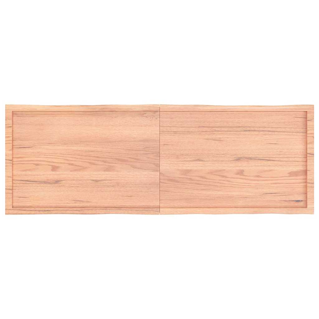 Bordplate lysebrun 180x60x(2-4)cm behandlet heltre naturlig