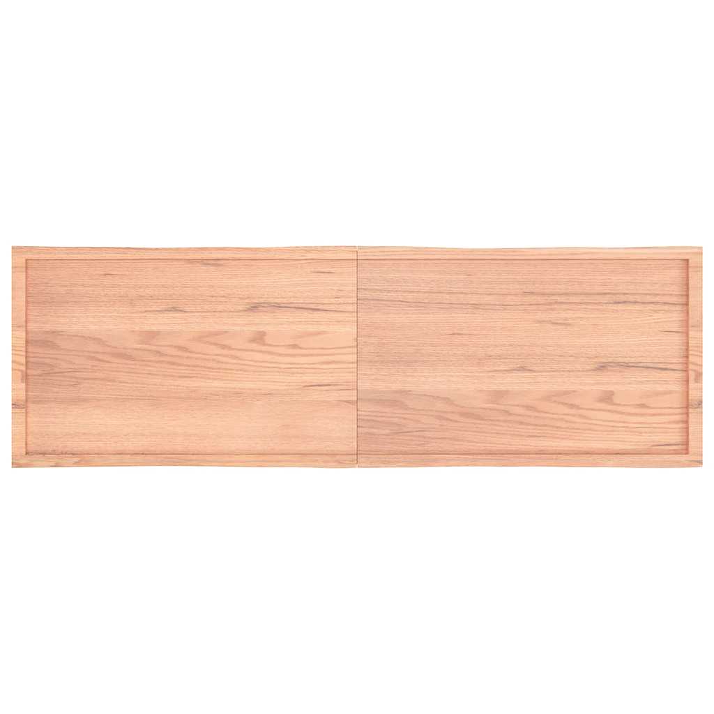 Bordplate lysebrun 200x60x(2-4)cm behandlet heltre naturlig