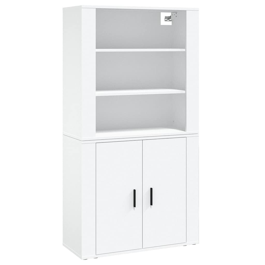 Highboard hvit konstruert tre vidaXL