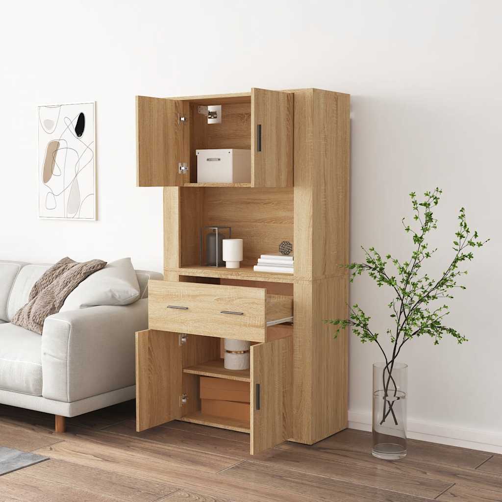 Highboard sonoma eik konstruert tre