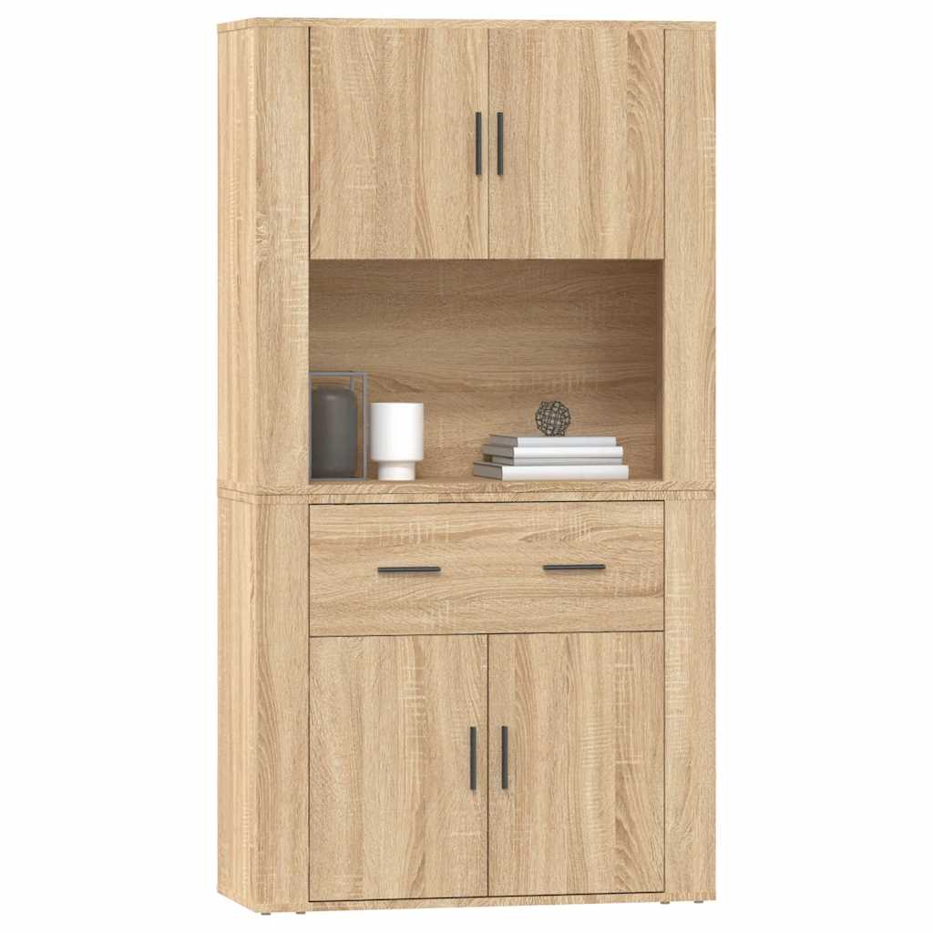 Highboard sonoma eik konstruert tre