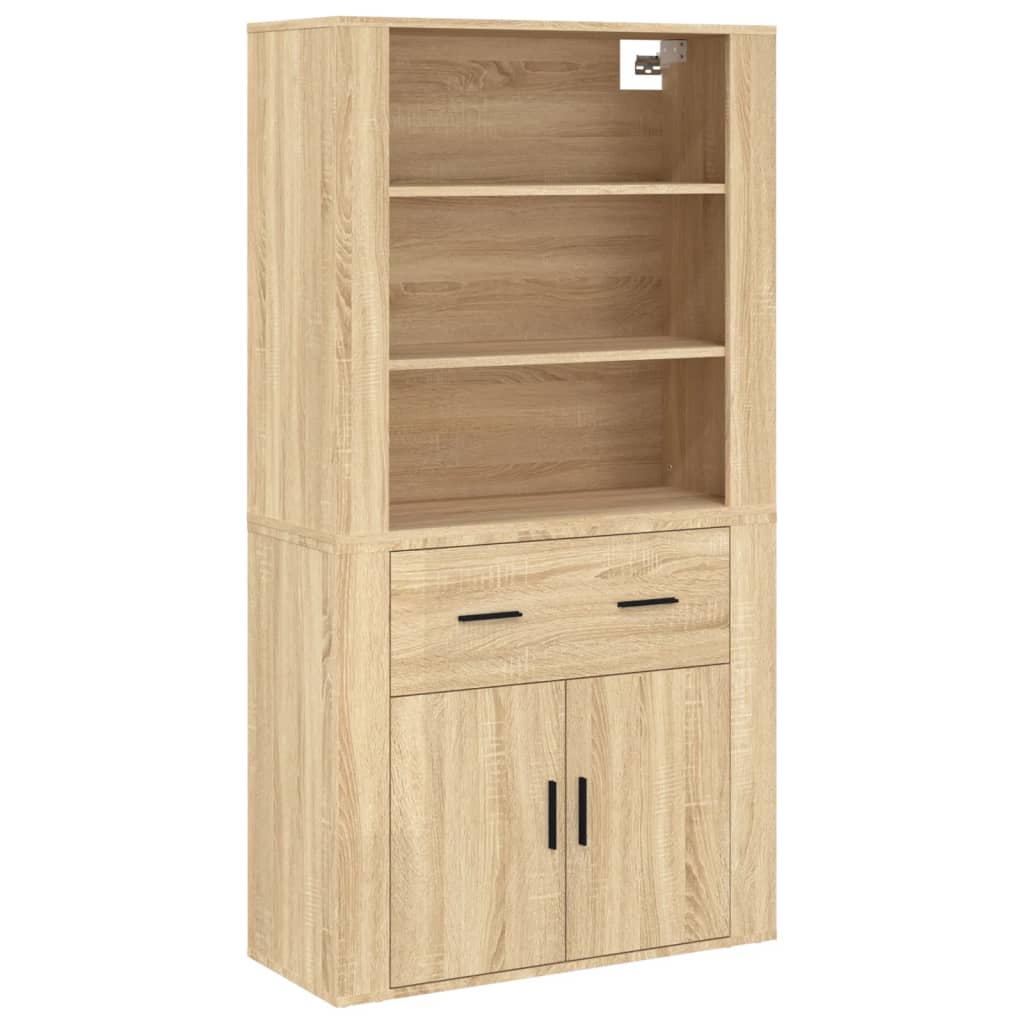 Highboard sonoma eik konstruert tre
