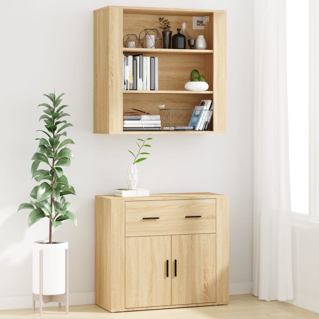 Highboard sonoma eik konstruert tre