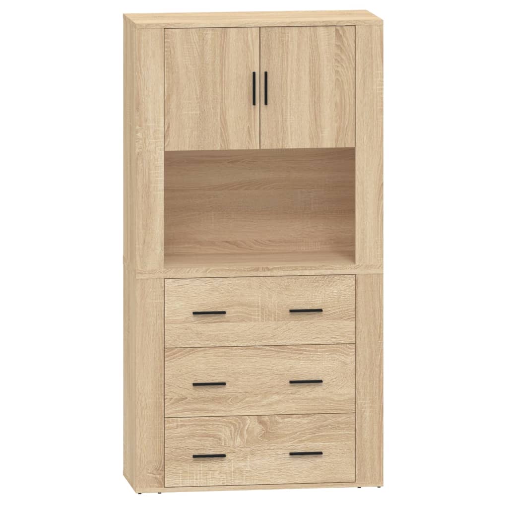 Highboard sonoma eik konstruert tre