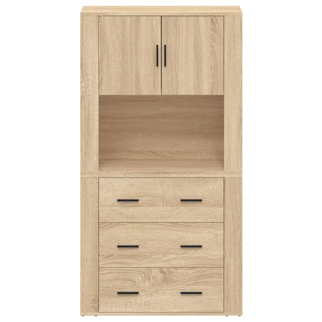 Highboard sonoma eik konstruert tre