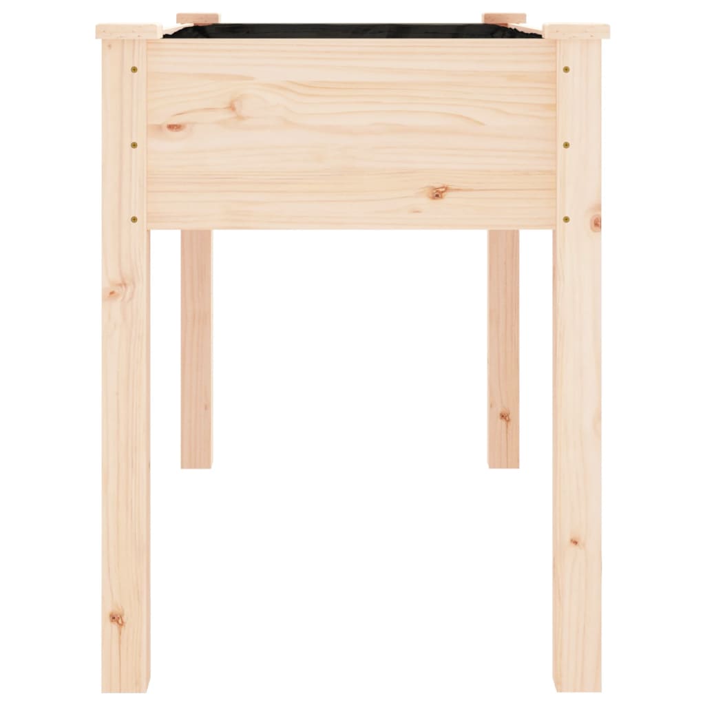 Plantekasse med foring 118x59x76 cm heltre gran