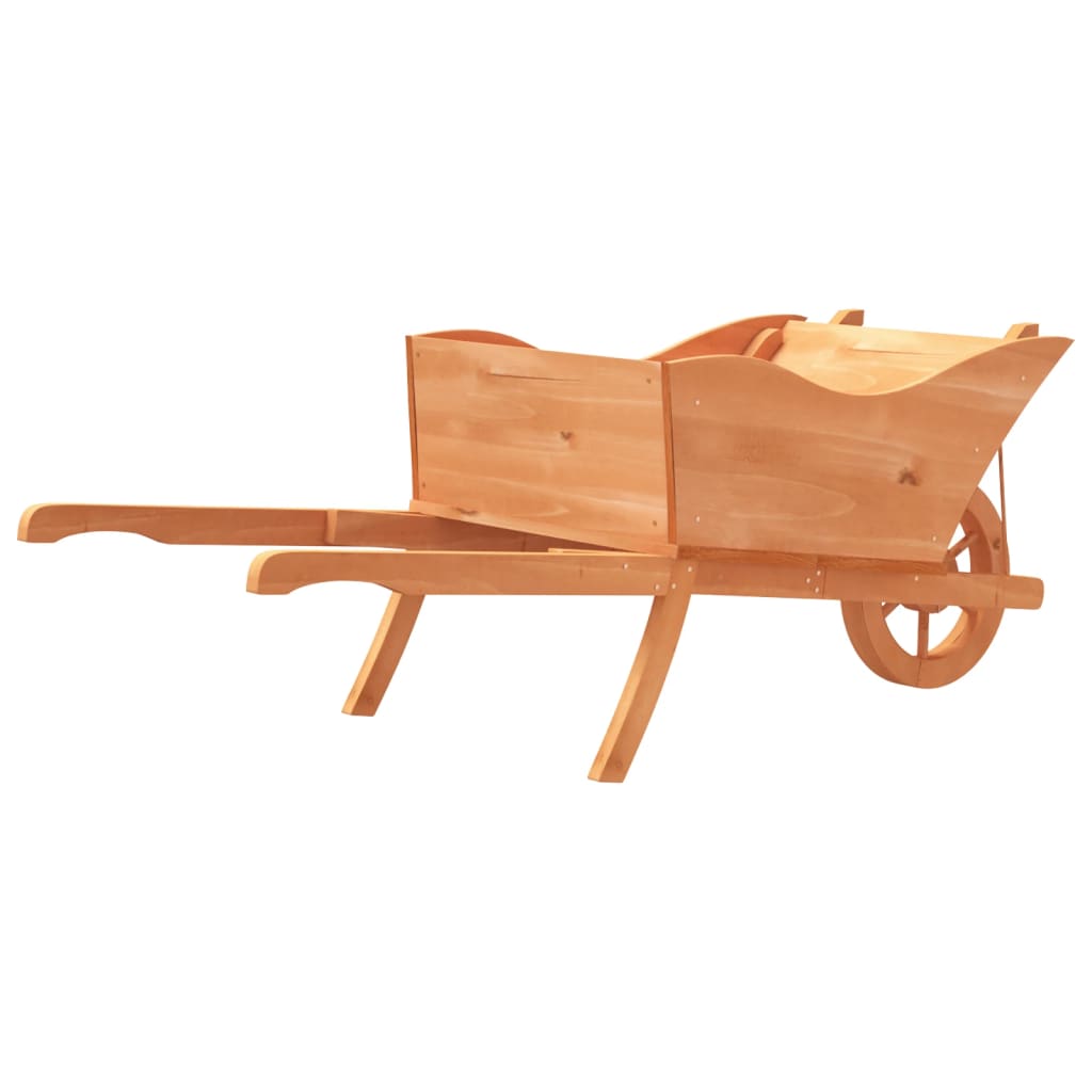 Plantekasse trillebår 128x45,5x43 cm heltre gran
