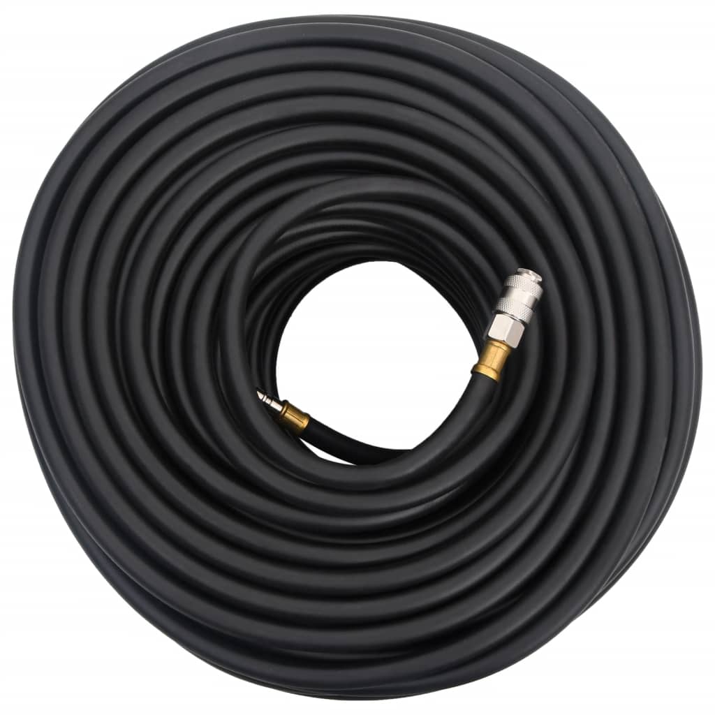 Luftslange svart 0,6" 100 m hybrid gummi og PVC