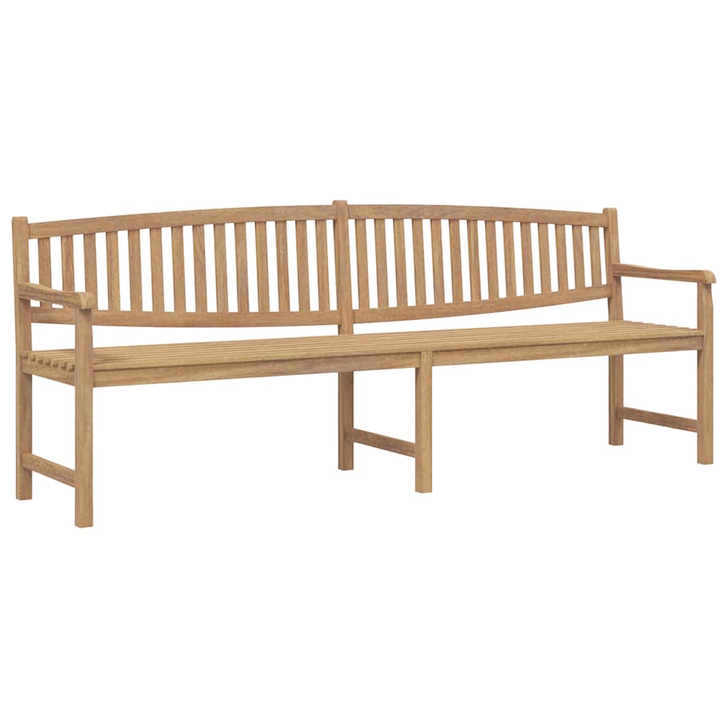 Hagebenk 228x59,5x90 cm heltre teak vidaXL