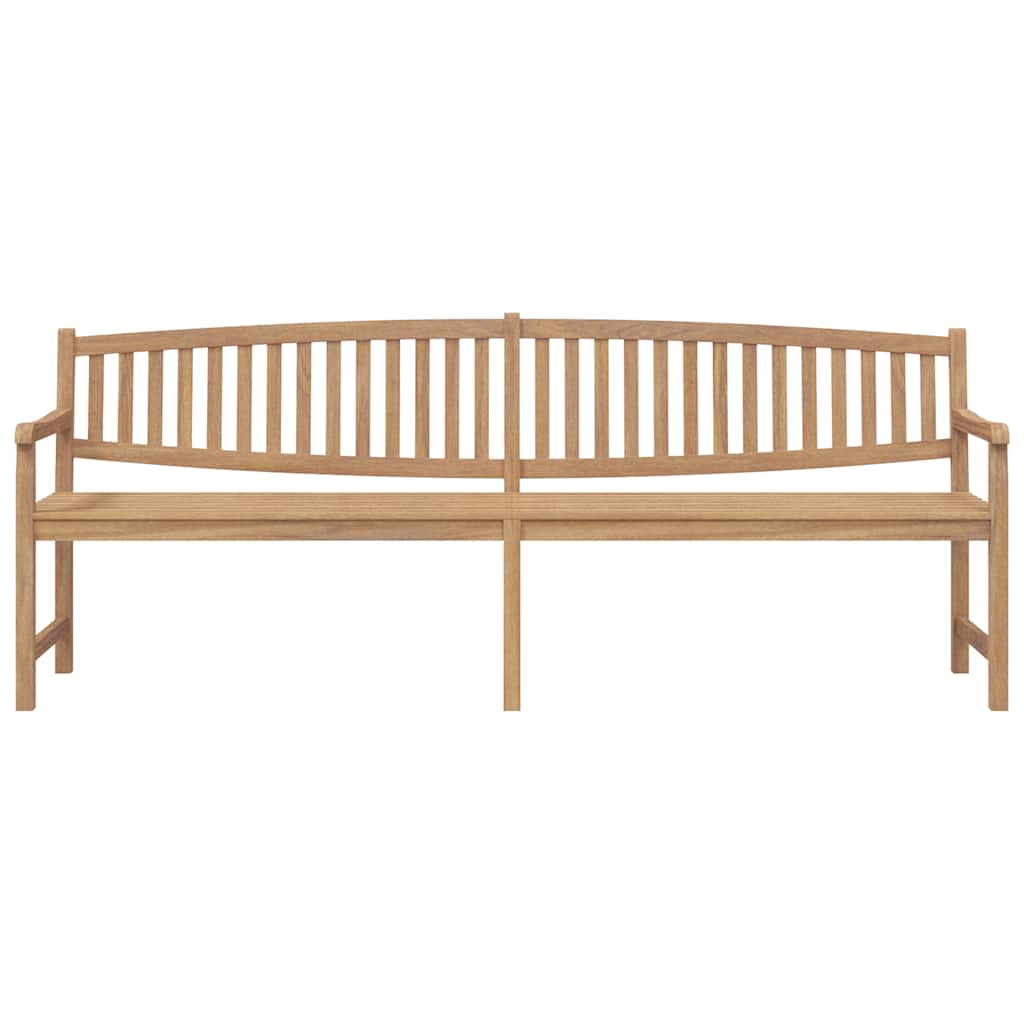 Hagebenk 228x59,5x90 cm heltre teak vidaXL