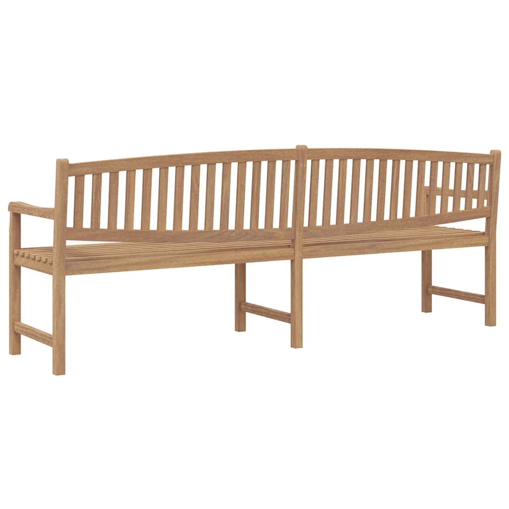 Hagebenk 228x59,5x90 cm heltre teak vidaXL