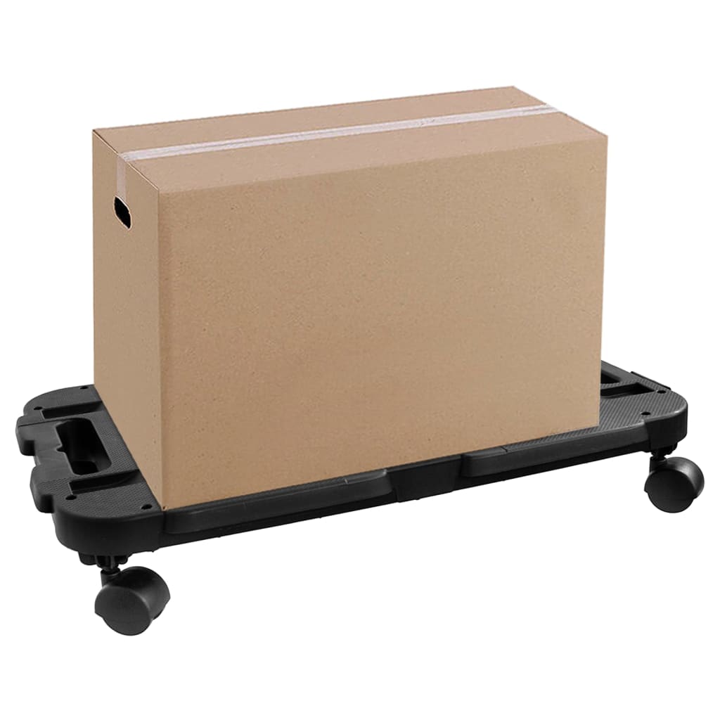 Transportvogn svart polypropylen 200 kg